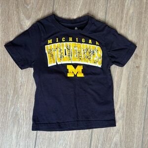 Michigan Wolverines Kids T-Shirt - Navy and Yellow